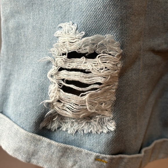 Cute Jean shorts with elastic band - Picture 3 of 6